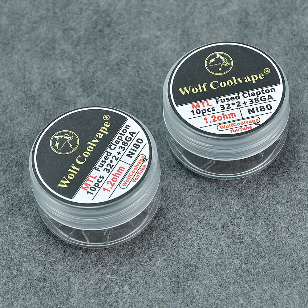 Clapton Wire Pre Built - Wolfcoolvape filo di riscaldamento precostruito bobina