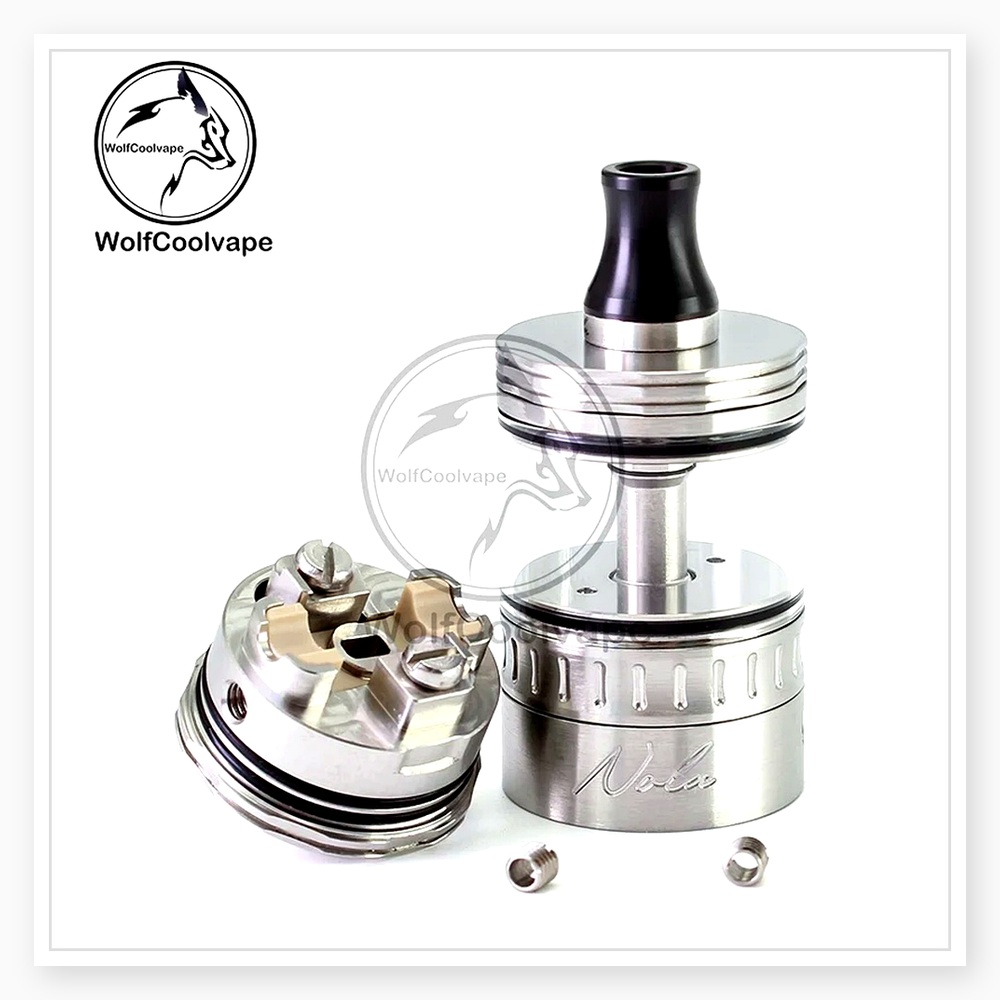 Vaping Air - Wolfcool Vape NOLA RTA 22mm Silver