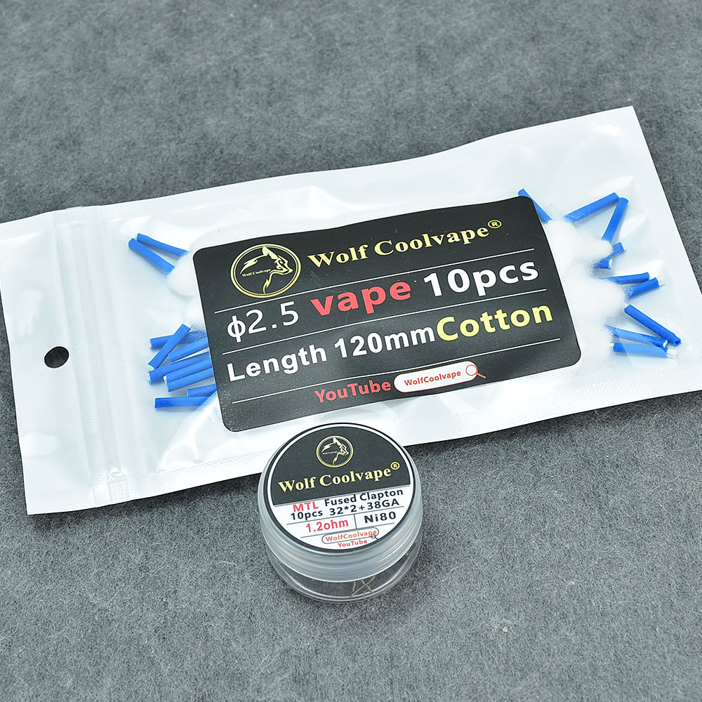 Wolfcoolvape filo di riscaldam - Clapton Wire Pre Built recensione e prezzo
